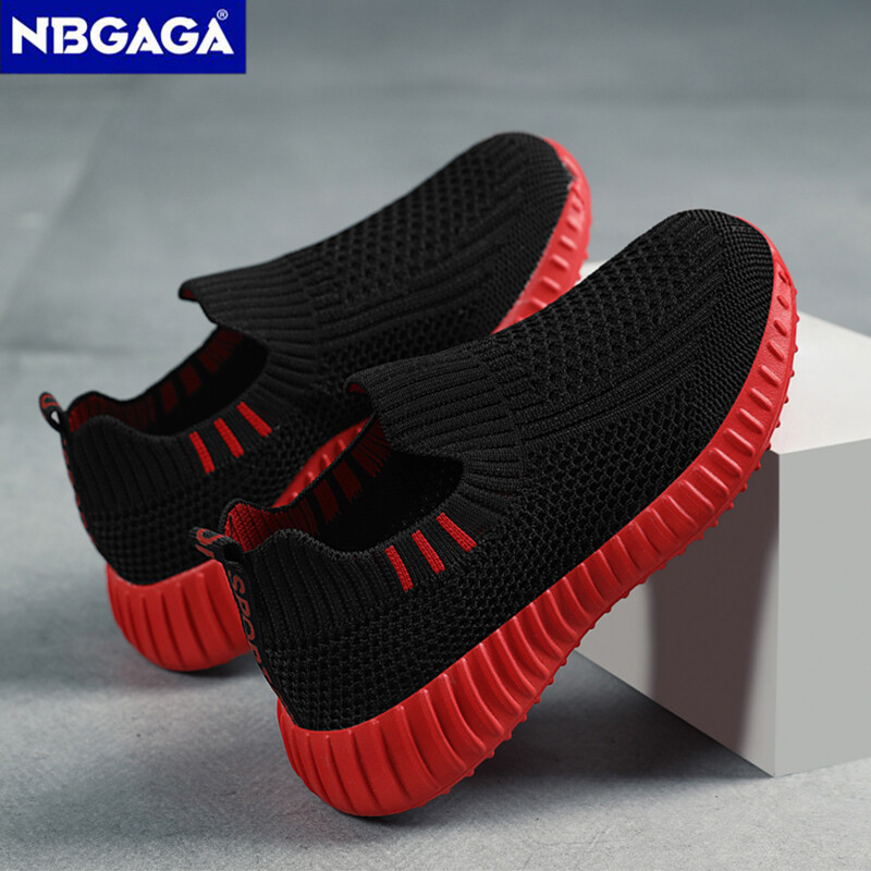 Bērnu apavi zēniem skriešanas sporta apavi bērniem zeķes kedas lielas meitenes elpojošs siets skolas apavi mīksta zole ikdienas pastaigu teniss