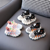 2022. gada vasara, jauni bērnu ikdienas apavi Zēnu korejiešu stila elpojoši sporta apavi Sieviešu pretslīdes apavi ar mīkstu apakšu