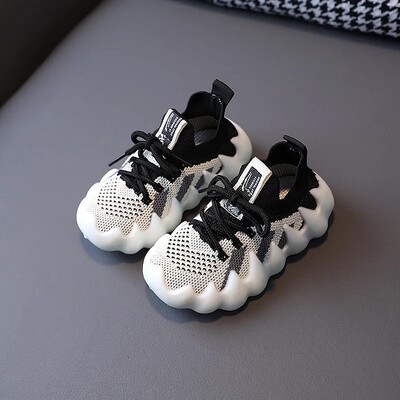 2022. gada vasara, jauni bērnu ikdienas apavi Zēnu korejiešu stila elpojoši sporta apavi Sieviešu pretslīdes apavi ar mīkstu apakšu