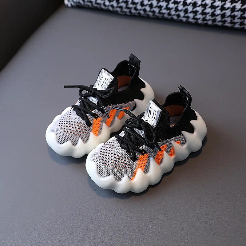 2022. gada vasara, jauni bērnu ikdienas apavi Zēnu korejiešu stila elpojoši sporta apavi Sieviešu pretslīdes apavi ar mīkstu apakšu