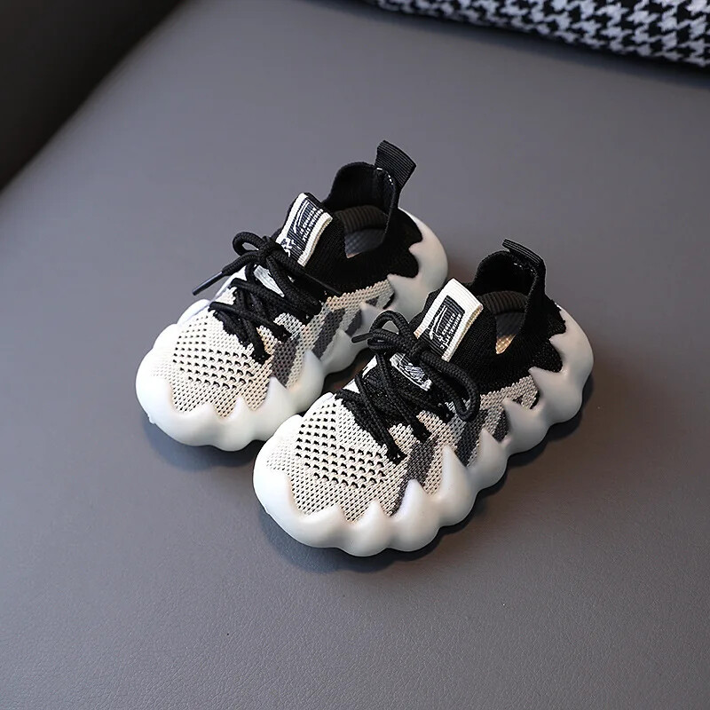 2022. gada vasara, jauni bērnu ikdienas apavi Zēnu korejiešu stila elpojoši sporta apavi Sieviešu pretslīdes apavi ar mīkstu apakšu