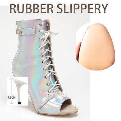 Trend Stilettos Jazz Dance iekštelpu zamšādas zole, pielāgojama Latīņamerikas dejām brīvā dabā Seksīgi stilettos liela izmēra zābaciņi