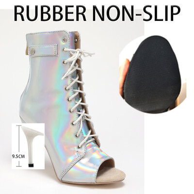 Trend Stilettos Jazz Dance iekštelpu zamšādas zole, pielāgojama Latīņamerikas dejām brīvā dabā Seksīgi stilettos liela izmēra zābaciņi