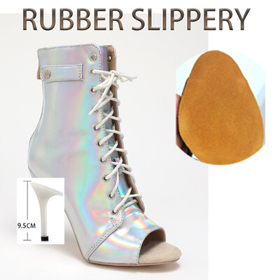 Trend Stilettos Jazz Dance iekštelpu zamšādas zole, pielāgojama Latīņamerikas dejām brīvā dabā Seksīgi stilettos liela izmēra zābaciņi