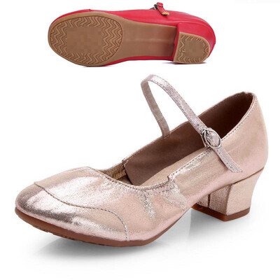 Plesne cipele za žene Djevojke Dame Latin Ballroom Moderne salsa plesne cipele Zatvoreni prsti Četvrtasti ples Mekani gumeni potplat