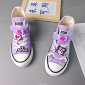 Prekrasne Kuromi Melody Dječje platnene cipele Tenisice za trčanje za djevojčice Proljetna moda Tinejdžerske dječje cipele za dječake Ležerne cipele 26-37