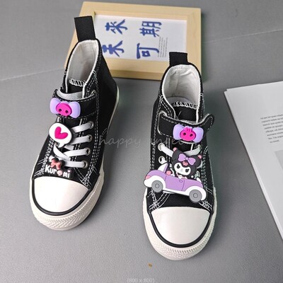 Prekrasne Kuromi Melody Dječje platnene cipele Tenisice za trčanje za djevojčice Proljetna moda Tinejdžerske dječje cipele za dječake Ležerne cipele 26-37
