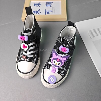 Prekrasne Kuromi Melody Dječje platnene cipele Tenisice za trčanje za djevojčice Proljetna moda Tinejdžerske dječje cipele za dječake Ležerne cipele 26-37