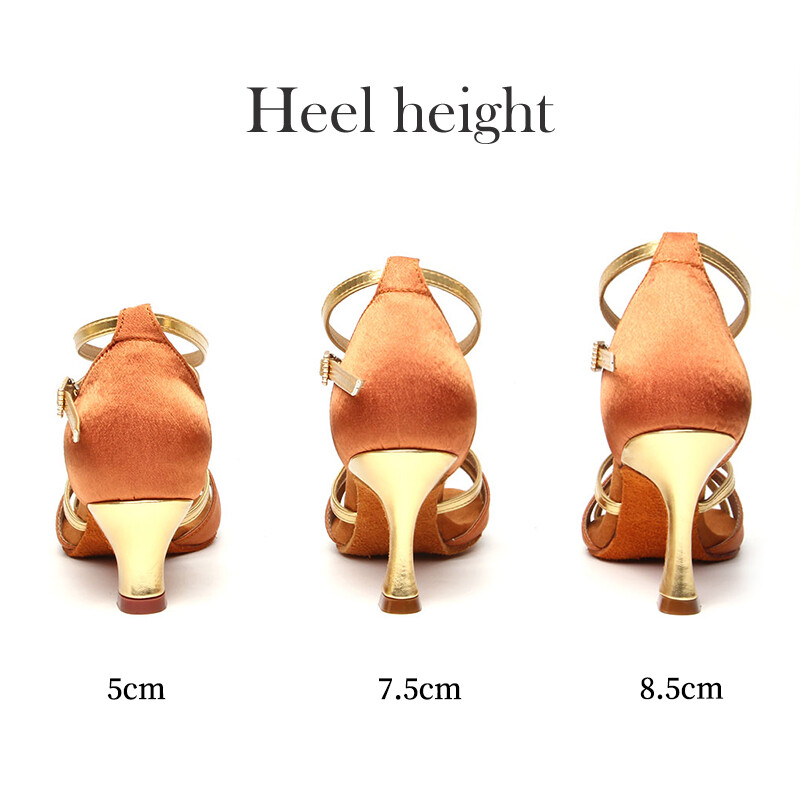 DKZSYIM Latin tánccipő nőknek Jazz Ballroom Salsa Tango gyakorló tánccipő Fekete/piros/kék/barna/arany/ezüst puha talp