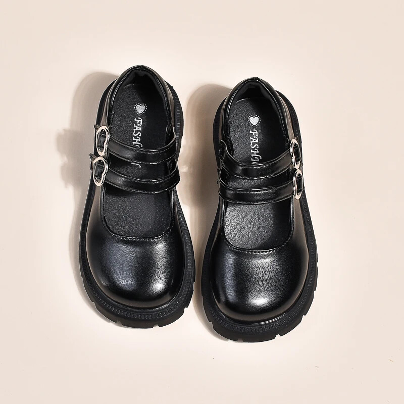 Δερμάτινα παπούτσια για κορίτσια για πάρτι γάμου γυαλιστερά ματ παιδικά παπούτσια Performance with Love Big Kids Princess Mary Jane Shoes 2024