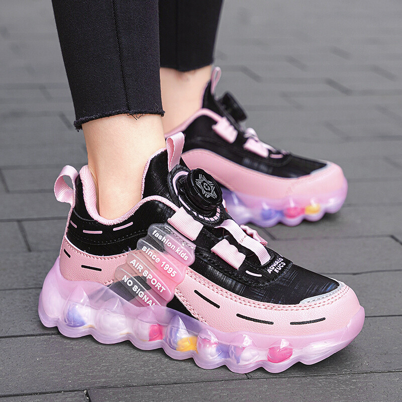 Dječaci Djevojčice Ležerne cipele Mrežaste Prozračne Dječje Sportske Ružičasto Ljubičaste Cipele Tenisice Ležerne Nova moda Studentske cipele Veličina 27-38