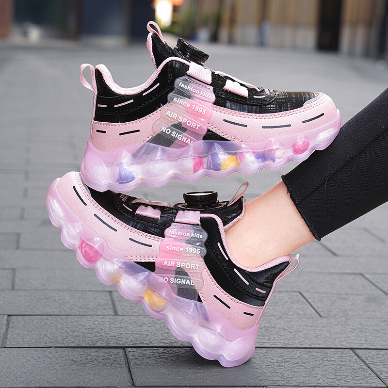 Dječaci Djevojčice Ležerne cipele Mrežaste Prozračne Dječje Sportske Ružičasto Ljubičaste Cipele Tenisice Ležerne Nova moda Studentske cipele Veličina 27-38