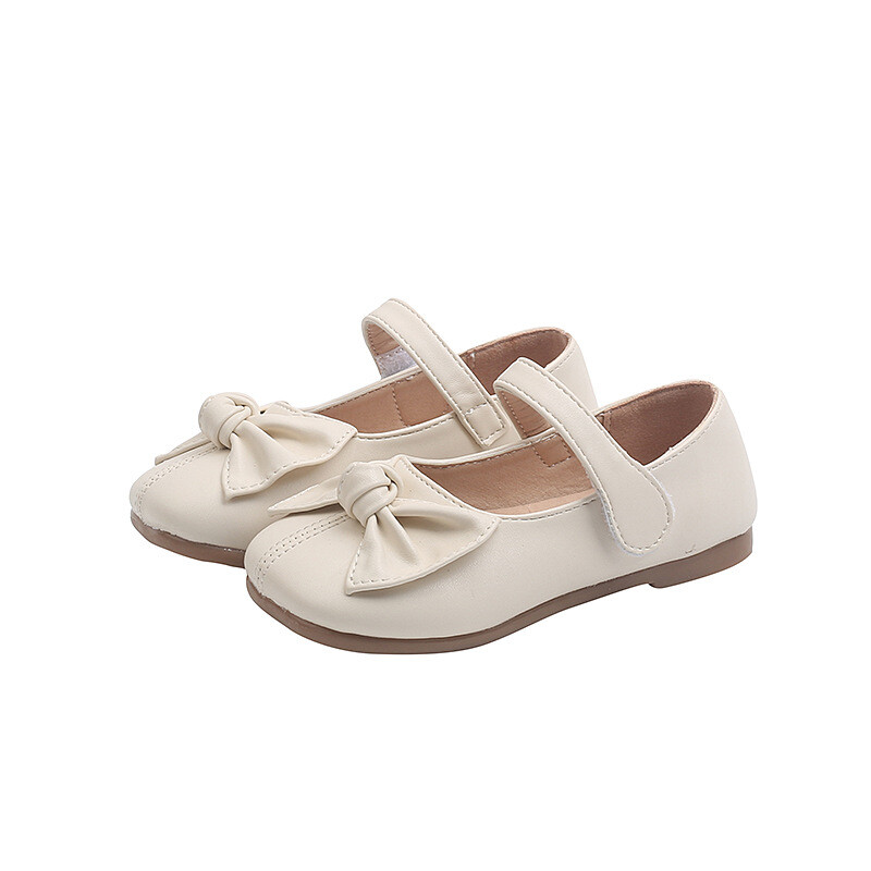 Jesen, nova moda, šik, slatka leptir princeza, meke, udobne, elegantne svečane cipele 2024., dječje kožne cipele za djevojčice