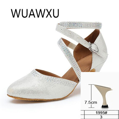 NATASHA jaunie sudraba latino deju apavi Ballīšu deju apavi Profesionāli deju apavi Sieviešu deju apavi Augstpapēžu kurpes