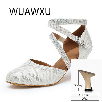 NATASHA jaunie sudraba latino deju apavi Ballīšu deju apavi Profesionāli deju apavi Sieviešu deju apavi Augstpapēžu kurpes