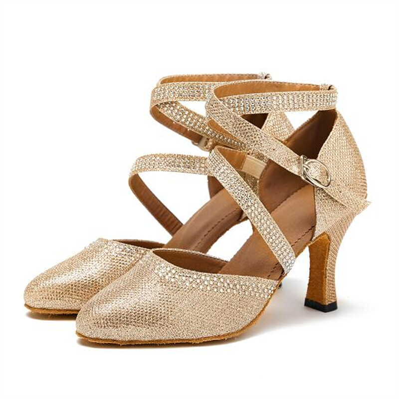 NATASHA jaunie sudraba latino deju apavi Ballīšu deju apavi Profesionāli deju apavi Sieviešu deju apavi Augstpapēžu kurpes