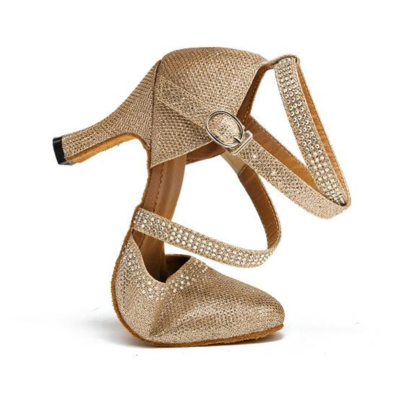 NATASHA jaunie sudraba latino deju apavi Ballīšu deju apavi Profesionāli deju apavi Sieviešu deju apavi Augstpapēžu kurpes