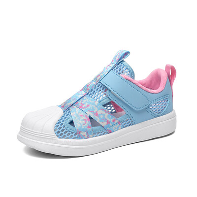 Maziem bērniem, zēniem, meitenēm, ūdens apaviem, elpojošiem Qucik Dry Sport pludmales sandales, vieglas, elastīgas basām kājām