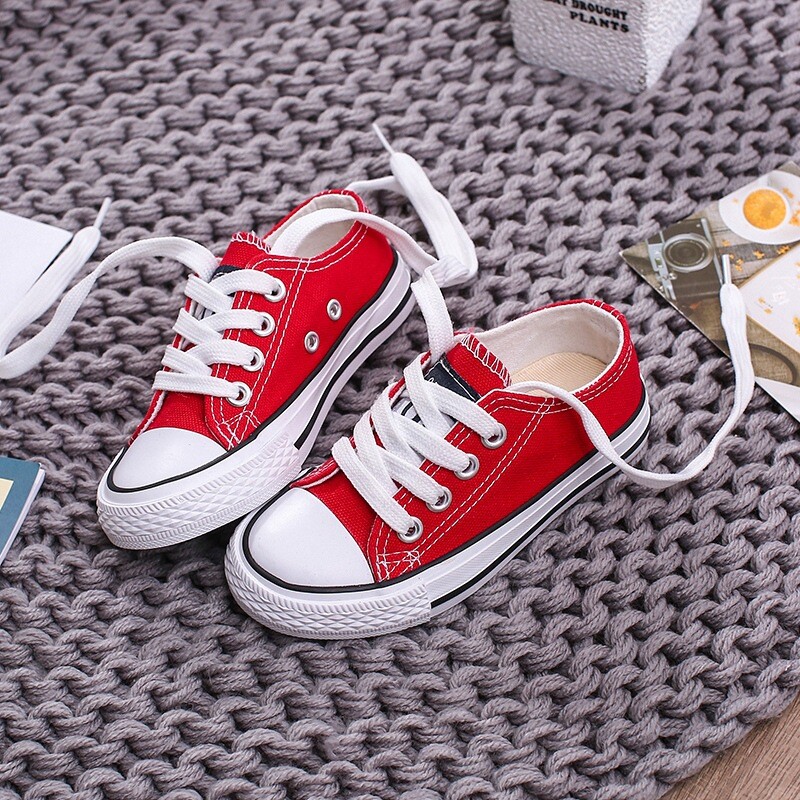 Iskolás gyerekek Vászon Cipők Fiúk Lányok Divat Cukorka Színes Cipők Női Rövid Minőségi Anyag Külső Utazás Tavasz Ősz