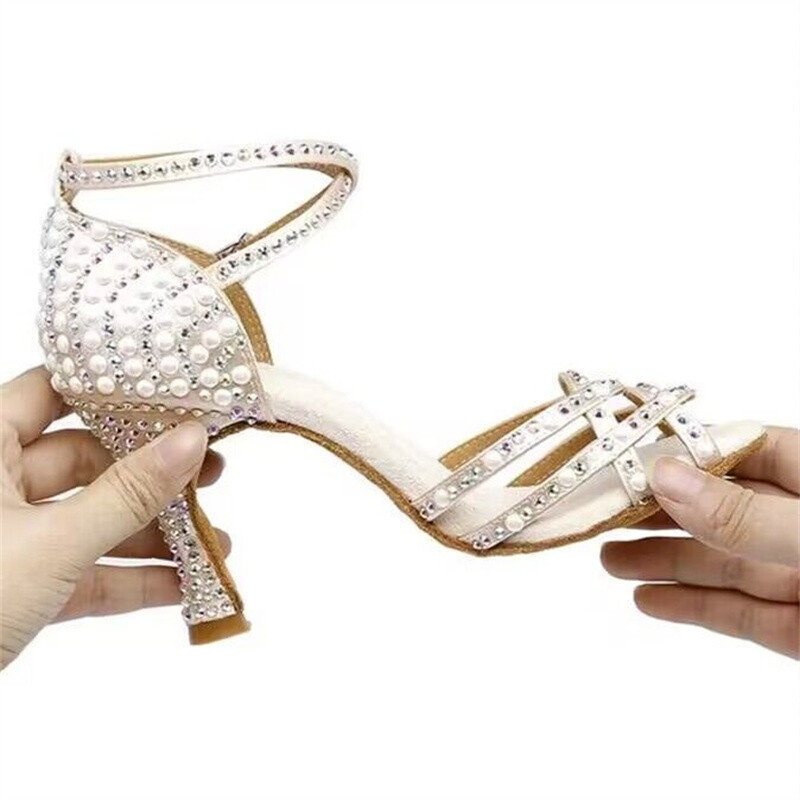 2024 Pearl Diamond latin tánccipők nyári szandálok felnőtt női tánccipők