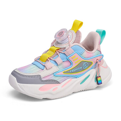 Bērnu meiteņu modes tendences ikdienas sporta apavi, neslīdoši, elpojoši bērnu zēnu sporta apavi āra tenisa apavi 6 līdz 15 gadiem