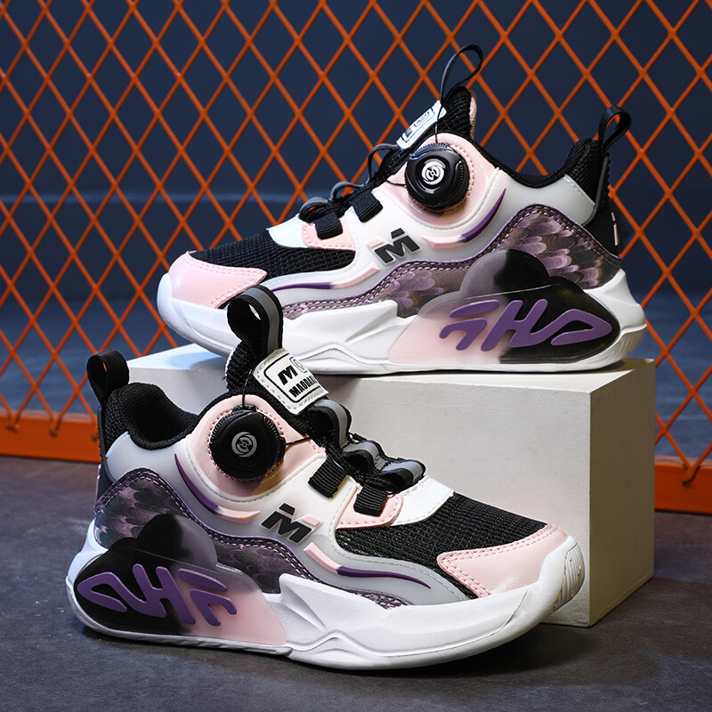 Νέα παιδικά αθλητικά παπούτσια για κορίτσια, αγόρια, σχολικά παπούτσια για υπαίθρια αναπνοή, ελαφριά μαλακά, αντιολισθητικά παιδικά παπούτσια για τένις