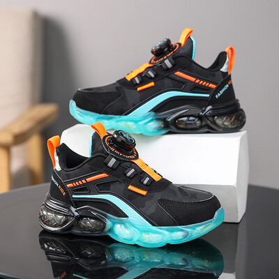 Bez kaklasaites kloķa vecāku-bērnu tēta apavi sieviešu jaunie rudens biezās zoles skriešanas bērnu sporta ikdienas apavi meitenēm un zēniem