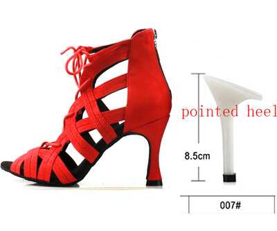 WUXIJIAO spīdoši latīņu deju apavi sieviešu salas balles deju apavi Pērļu augsta papēža 9 cm valša programmatūras apavi, kas tiek pārdoti karsti