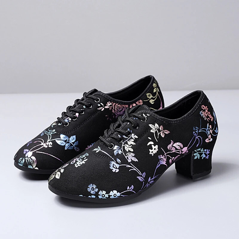 Modne nove latino plesne cipele Tango Salsa djevojke Ženske odrasle Moderne plesne cipele Cipele za učitelje 3,5/5 cm Oxford tenisice