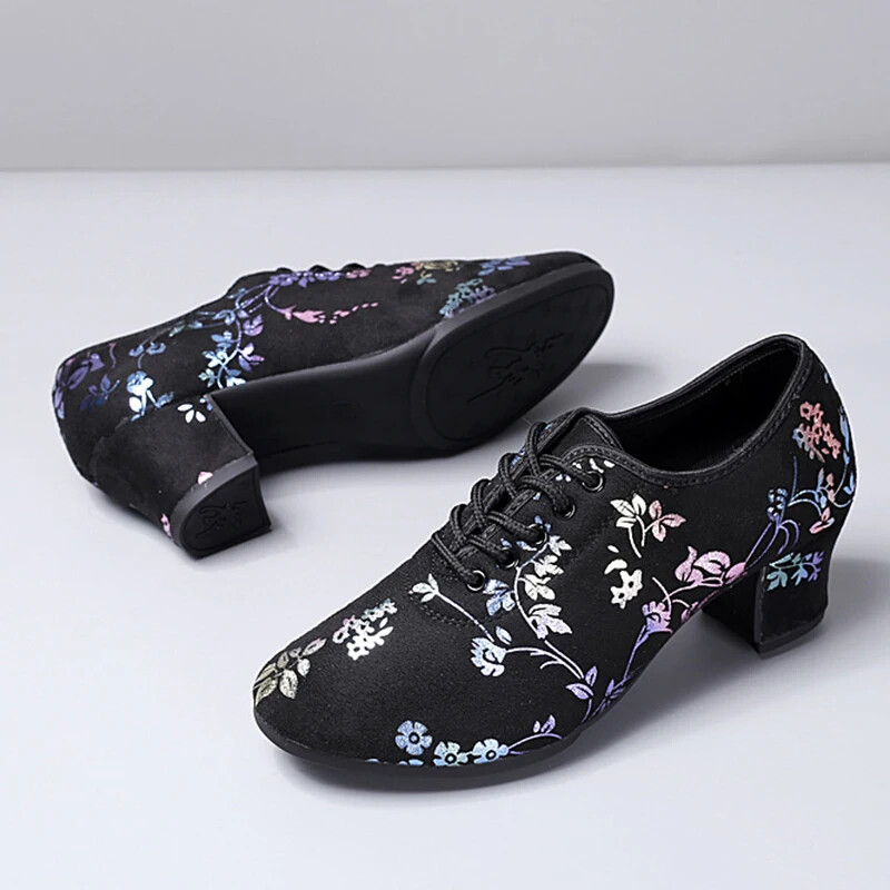 Modne nove latino plesne cipele Tango Salsa djevojke Ženske odrasle Moderne plesne cipele Cipele za učitelje 3,5/5 cm Oxford tenisice