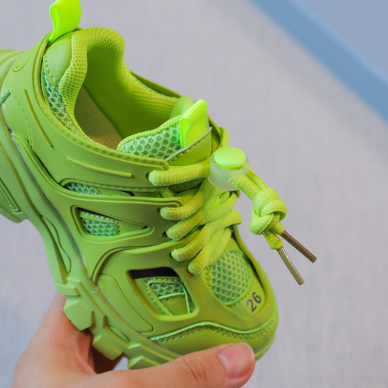 Άνοιξη 2025 Νέα Παιδικά Αθλητικά Παπούτσια Αγόρια Αναπνεύσιμα παπούτσια για τρέξιμο για κορίτσια Μόδα Clunky Sneaker Baby Candy Color Casual παπούτσια