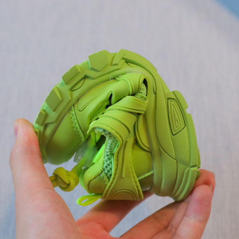 Άνοιξη 2025 Νέα Παιδικά Αθλητικά Παπούτσια Αγόρια Αναπνεύσιμα παπούτσια για τρέξιμο για κορίτσια Μόδα Clunky Sneaker Baby Candy Color Casual παπούτσια