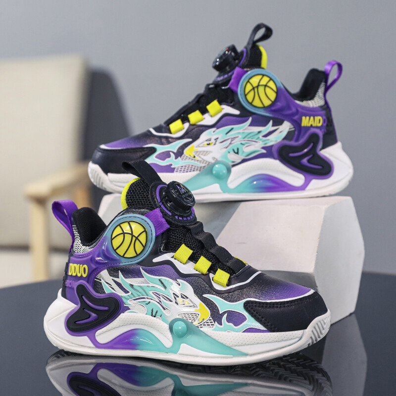 Dječje tenisice za košarku Tenisice za dječake Lagane neklizajuće tenisice za djecu Luksuzne tenisice za tenis od 7 do 12 godina Cipele za dječake