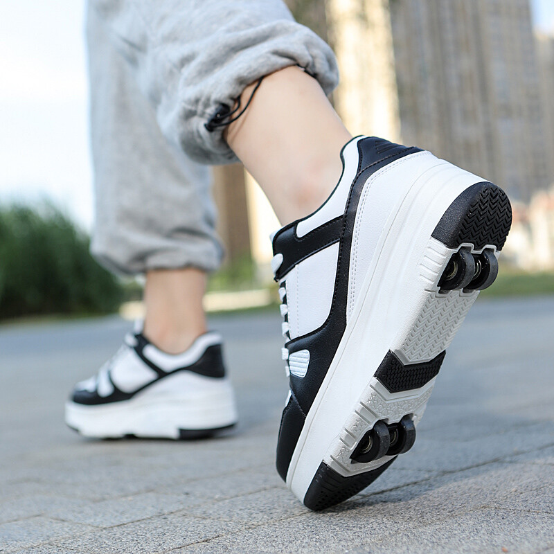 Παιδικά παπούτσια για περπάτημα τετράτροχα κοριτσίστικα πατίνια για αγόρια αθλητικά παπούτσια εξωτερικού χώρου Αόρατα παπούτσια με ρόδες