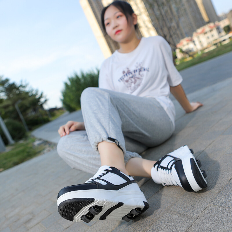 Παιδικά παπούτσια για περπάτημα τετράτροχα κοριτσίστικα πατίνια για αγόρια αθλητικά παπούτσια εξωτερικού χώρου Αόρατα παπούτσια με ρόδες