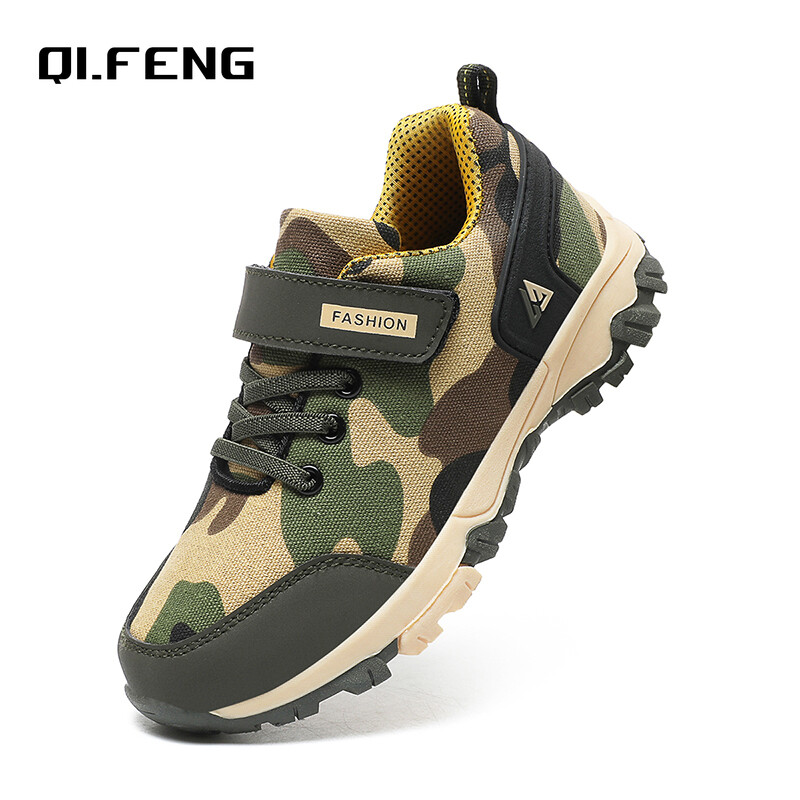 Nove proljetne dječje kamuflažne tenisice za van, protuklizne planinarske cipele otporne na habanje Obuća za dječake i djevojčice