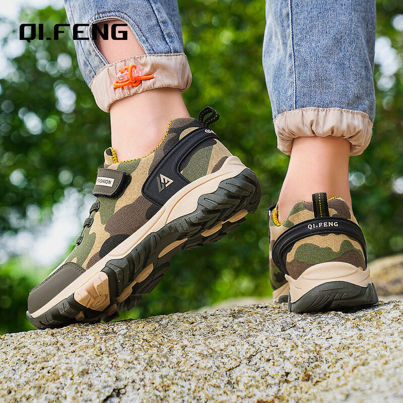 Nove proljetne dječje kamuflažne tenisice za van, protuklizne planinarske cipele otporne na habanje Obuća za dječake i djevojčice