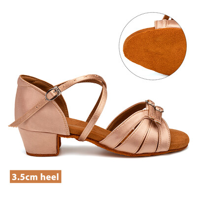 Laste tantsujalatsid Tüdrukutele tantsusaalide ladina kingad Naistele Lastele Lastele Tüdrukutele Moodsad džässitantsukingad Salsa Tango Treeningsandaalid