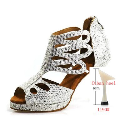 2022 Νέα γυναικεία λάτιν παπούτσια χορού Ψηλοτάκουνα παπούτσια χορού ενηλίκων Παπούτσια κοινωνικού χορού