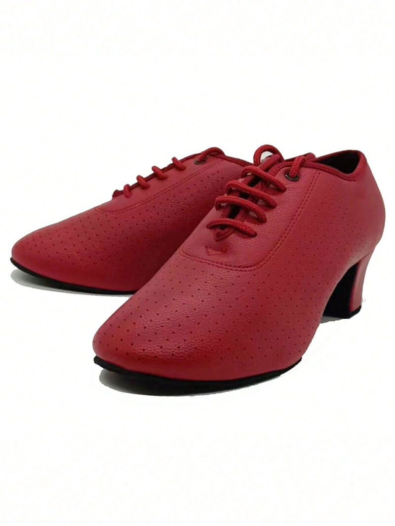 Sieviešu latīņu deju apavi Salsa balles apavi ar mīkstu zoli Breath PU sieviešu treniņu deju apavi papēdis 5 cm Sieviešu deju kedas