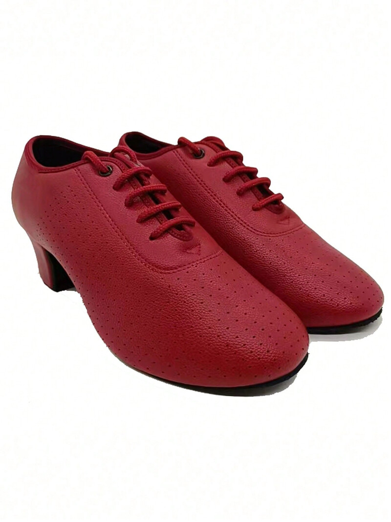 Sieviešu latīņu deju apavi Salsa balles apavi ar mīkstu zoli Breath PU sieviešu treniņu deju apavi papēdis 5 cm Sieviešu deju kedas