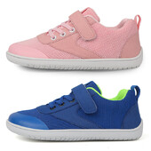 Mazi/lieli, plati, basām kājām apavi zēniem/meitenēm, dabiski minimālistiskas kedas Vieglas, elpojošas, staigājošas, atlētiskas platas kediņas