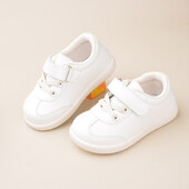 Zēniem viegli palaist Nodiluma izturīgas, modernas kedas meitenēm Vienkāršs dizains, burvīgi reprezentabli mazi ādas apavi EK9S51 EK9S58