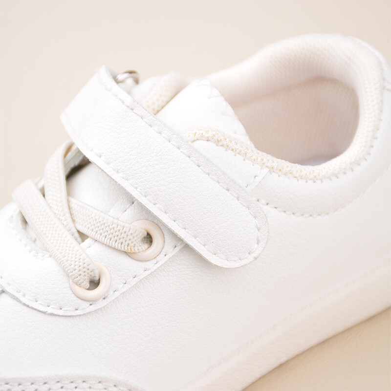 Zēniem viegli palaist Nodiluma izturīgas, modernas kedas meitenēm Vienkāršs dizains, burvīgi reprezentabli mazi ādas apavi EK9S51 EK9S58