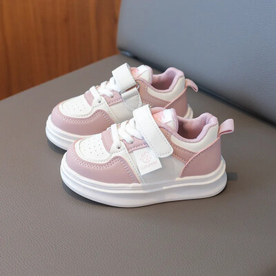 Σχέδιο μόδας Παιδικά αθλητικά παπούτσια Φθινοπωρινά Παιδικά Παπούτσια Φθινοπωρινού Παιδιά Αγόρια Κορίτσια Απαλά αναπνέοντα Casual Αθλητικά Παπούτσια Ροζ, Λευκό, Μαύρο