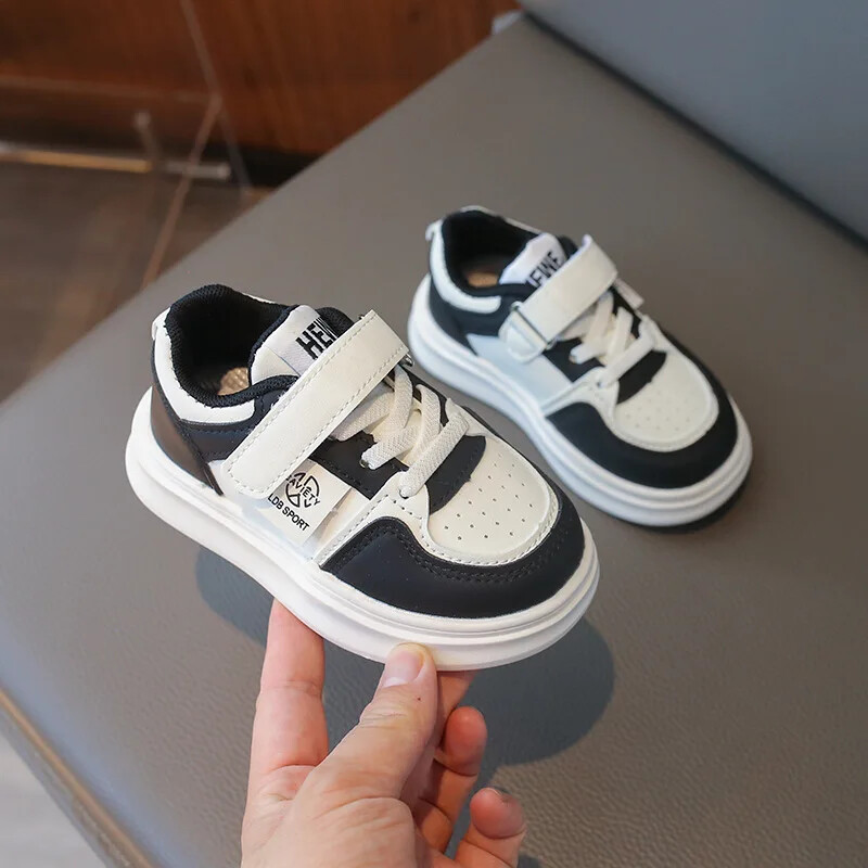 Σχέδιο μόδας Παιδικά αθλητικά παπούτσια Φθινοπωρινά Παιδικά Παπούτσια Φθινοπωρινού Παιδιά Αγόρια Κορίτσια Απαλά αναπνέοντα Casual Αθλητικά Παπούτσια Ροζ, Λευκό, Μαύρο