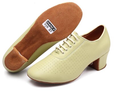 Interjers, ādas deju apavi ar mīkstu apakšu Sieviešu sieviešu modernā džeza sporta kurpes Elpojošas sieviešu deju fitnesa sporta apavi