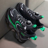 Bērniem Zēniem Ikdienas apavi Tīkla kedas Zēniem Sporta elpojošas tenisa kedas Zīdaiņiem Meiteņu pavasara modes Tīkla melni skriešanas apavi