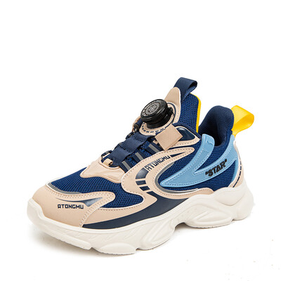 Bērniem Zēniem Ikdienas apavi Tīkla kedas Zēniem Sporta elpojošas tenisa kedas Zīdaiņiem Meiteņu pavasara modes Tīkla melni skriešanas apavi