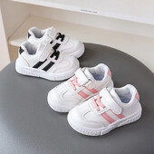 2025. gada balti ikdienas apavi Bērnu vieglas kedas Elpojošs teniss sporta apavi meitenēm, bērniem zēniem, skeitborda apavi, plakani I01172